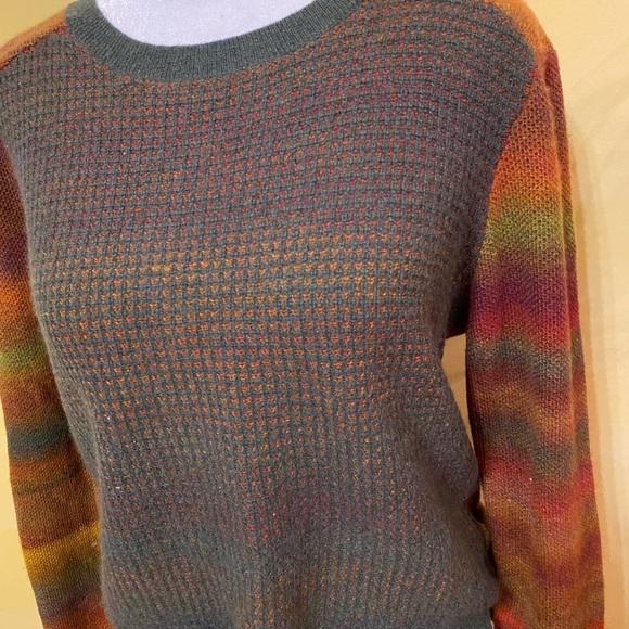 Autumn Cashmere Sweater green, yellow, orange, purple,...